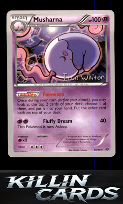 Musharna - 2013 (Ian Whiton) 59/99 Rare World Championship Decks Pokemon Card LP - Image 1