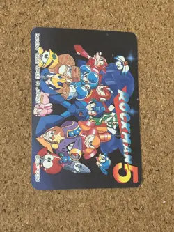 Rockman carddass 90s card Holo anime card - Image 2