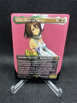 Final Fantasy MTG Yuna, Hope of Spira 404 Mythic Borderless Regular Card - Image 1