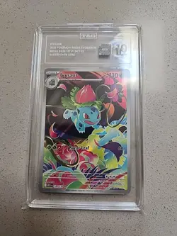 Ivysaur 134/132 Mega Evolution Illustration Rare Pokemon Card TAG 10 GEM MINT - Image 3
