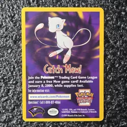 Catch Mew WOTC Movie Promo Pokemon Card Vintage - Image 1