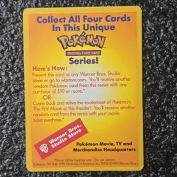 Catch Mew WOTC Movie Promo Pokemon Card Vintage - Image 2