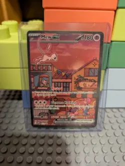 Mew ex SVP 053 Pokemon TCG Scarlet Violet 151 Black Star Promo Full Art Card - Image 1