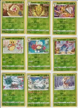 Pokemon Chilling Reign - 141 Card Lot - Holo & Reverse Holo Bundle No Duplicates - Image 2