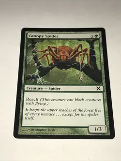 Canopy Spider Magic The Gathering Card - Image 1