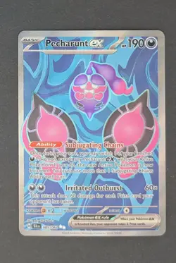 Pecharunt ex 085/064 Shrouded Fable (SFA) NM Full Art Pokemon Card - Image 1