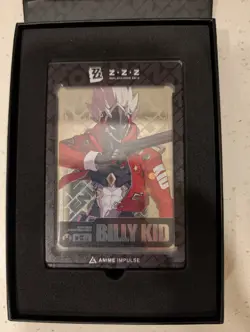 SILVER Zenless Zone Zero Billy Kid Metal Art Card ZZZ Anime Impulse Series 1 - Image 1
