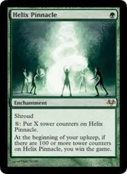 Helix Pinnacle - Foil Eventide Magic mtg Heavy Play, English x1 - Image 1