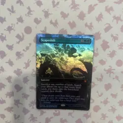 NM Foil Extended Art Borderless Scapeshift OTJ Special Guests - Image 2