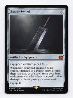 Buster Sword 0255 (M) MTG FINAL FANTASY (FIN) - Image 1