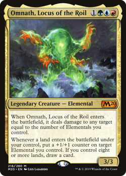Omnath, Locus of the Roil #216 (MP) Core Set 2020 M20 Magic MTG - Image 1