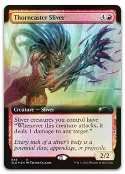 Thorncaster Sliver (Extended Art) #645 (Foil) NM Secret Lair Drop SLD Magic MTG - Image 1