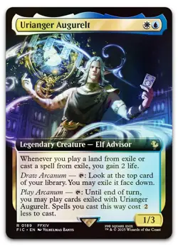 Urianger Augurelt (Extended Art) #189 (Foil) (NM) Final Fantasy FIC Magic MTG - Image 1