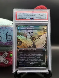 Ambrosia Whiteheart (Borderless Foil) - #325 - Final Fantasy - FIN - PSA 10 - Image 1