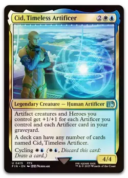 Cid, Timeless Artificer (0415) #415 (Foil) (NM) Final Fantasy FIN Magic MTG - Image 1