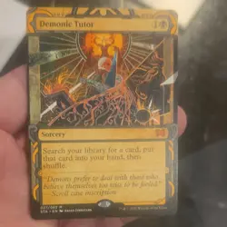 Demonic Tutor Strixhaven Mystical Archives Black Mythic Sorcery Wizards 027/063 - Image 1