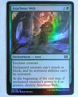 Arachnus Web 136 Double Masters 2022 Foil Magic the Gathering - Image 3