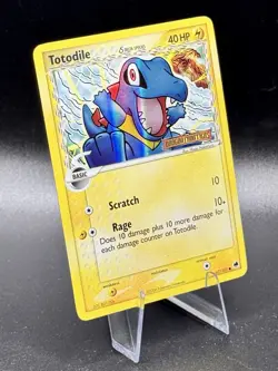 Totodile δ Species 67/101 Stamped Pokemon EX Dragon Frontiers Reverse Holo LP - Image 1