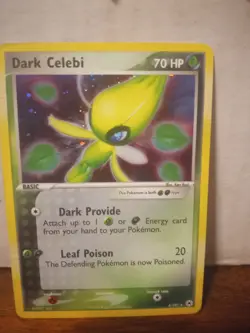 Pokemon Dark Celebi 4/101 EX Hidden Legends Holo Rare Basic 70 HP - Image 1