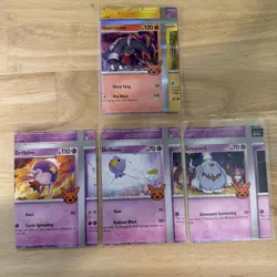 Pokemon TCG Misprint Error Miscut NFC Trick or Trade 2023 Lot - Image 1