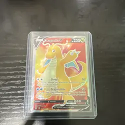 Pokemon Dragonite V Full Art 191/203 SWSH07 Ultra Rare Holo 230HP English - Image 1