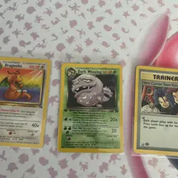 Pokemon TCG 1st EDITION LOT!! Team Rocket and Fossil All NM/LP 2 foil 2 non - Image 4