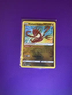 Pokemon TCG Radiant Eternatus Crown Zenith 105/159 Holo Radiant Rare - Image 1