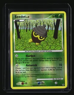Pokemon SEEDOT 78/111 Reverse Holo (2009 Rising Rivals) LP/Light Play - Image 1