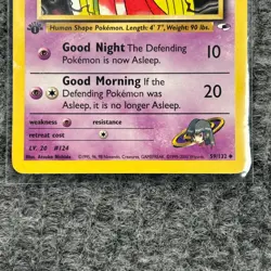 Vintage Pokemon Gym Heroes 1st Edition Sabrina's Jynx 59/132 Uncommon MP - Image 4