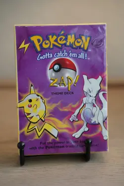 ZAP Theme Deck Pokemon Wizards of the Coast Factory SEALED 1999 Base set - Image 1
