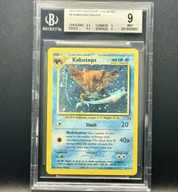 2001 POKEMON NEO DISCOVERY #25 KABUTOPS BGS 9 - Image 1