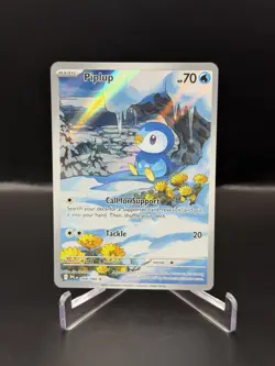 Pokemon TCG Piplup Full Art Illustration Rare 098/094 NM Phantasmal Flames - Image 1