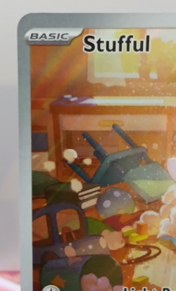 Stufful 154/132 Mega Evolution Holo Pokemon Illustration Rare NEAR MINT - Image 2