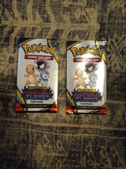 2 X POKEMON PHANTASMAL FLAMES MEGA EVOLUTION FUN PACK PROMO BRAND NEW SEALED - Image 1