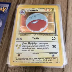 Pokemon TCG Electrode Holo Rare Jungle 2/64 Good Condition - Image 1