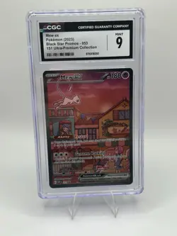 CGC 9 Pokemon Mew ex Black Star Promos 053 Promo 2023 English - Image 1