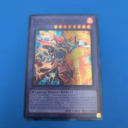 MZMI-EN004 Ultimate Flame Swordsman Super 1st Ed YuGiOh - Image 1