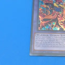 MZMI-EN004 Ultimate Flame Swordsman Super 1st Ed YuGiOh - Image 3