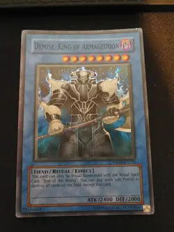 Yu-Gi-Oh! Demise, King Of Armageddon DR04-EN155 Super Rare Lightly Played - Image 1