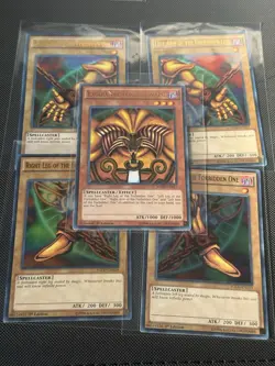 Exodia The Forbidden One 1st Edition Complete Set - Image 1