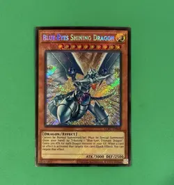 2025 Yu-Gi-Oh! Blue Eyes Shining Dragon Holo LCKC-EN008 Kaiba Mega Pack NRMT-MT - Image 1