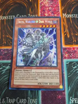 Yu-Gi-Oh! Sillva, Warlord of Dark World LCJW-EN245 Secret Rare 1st Edition NM - Image 1