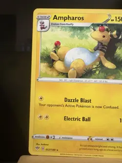 AMPHAROS - 57/189 - Darknes Ablaze - NM/LP - Regular Rare - Pokemon TCG Card - Image 2