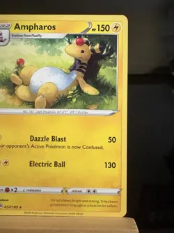 AMPHAROS - 57/189 - Darknes Ablaze - NM/LP - Regular Rare - Pokemon TCG Card - Image 3