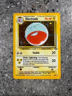 Pokemon TCG Cards Electrode 2/64 Jungle Holo Rare - Image 1