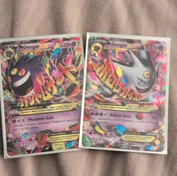 Pokemon Mega Gengar EX Holo Japanese XY Set 2 Cards Nintendo 2014 - Image 1