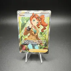 Sonia Rebel Clash 192/192 Holo Full Art NM Pokemon Card T1 - Image 1