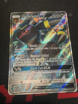 Pokemon Umbreon GX TCG Full Art Holo Card 142/149 - Image 1