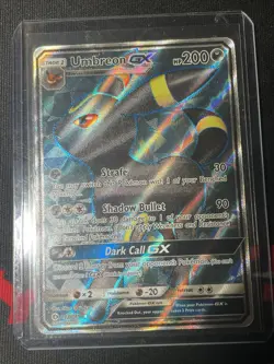 Pokemon Umbreon GX TCG Full Art Holo Card 142/149 - Image 5