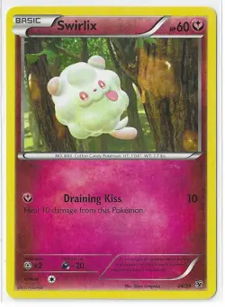 Swirlix 24/39 XY Kalos Starter Set Pokemon TCG Card NM - Image 1